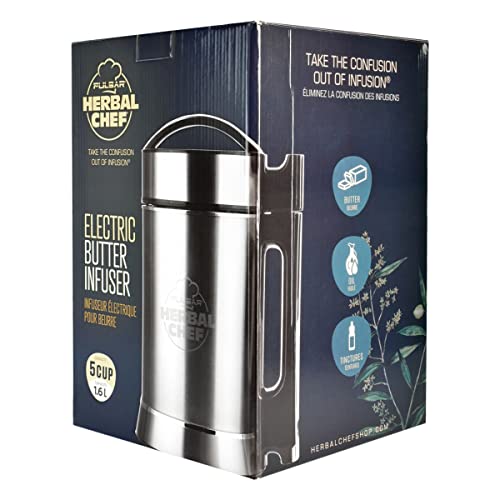 Pulsar Herbal Chef Electric Butter Infuser | Infuse Oils and Butters with the Press of a Button