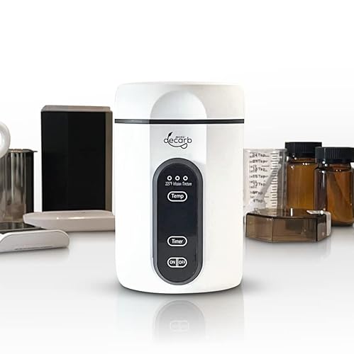 Decarb Mini System. 4-in-1 Decarboxylator, Herbal Butter Infuser, Tincture Maker and Raw Herb Processing - Includes High Quality Accessories for Extraction.