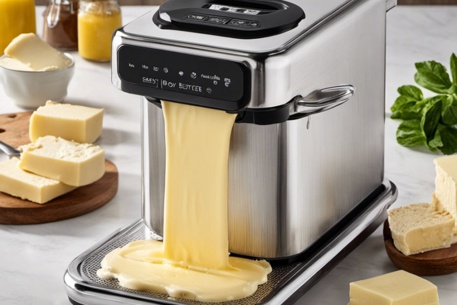 An image showcasing the step-by-step process of using the Easy Butter Maker