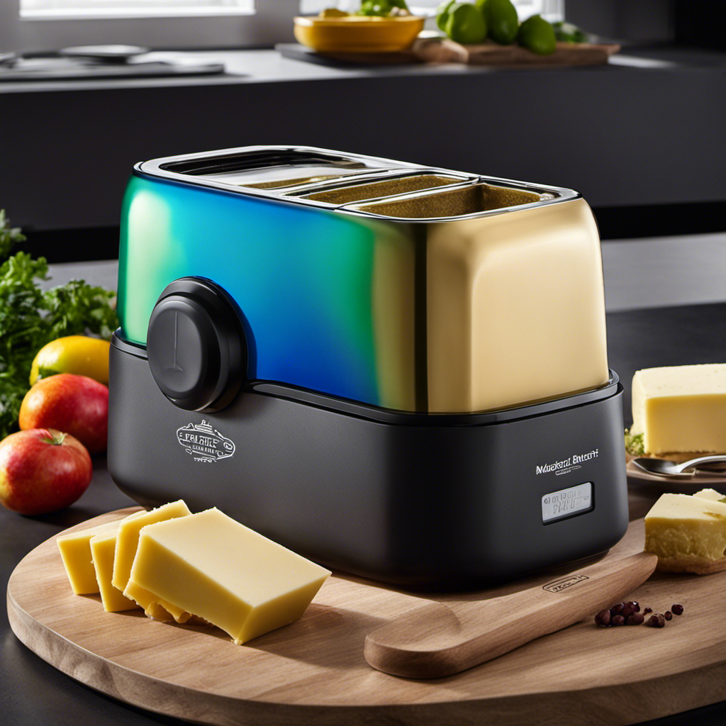 An image showcasing the Magical Butter Maker at 190 degrees Fahrenheit, capturing the vibrant colors of the kitchen appliance