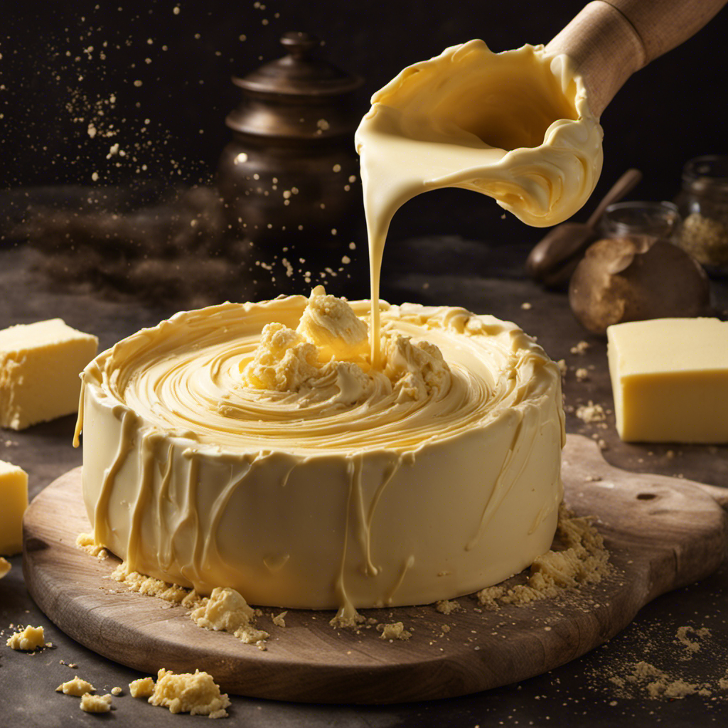 An image capturing the intricate process of butter production
