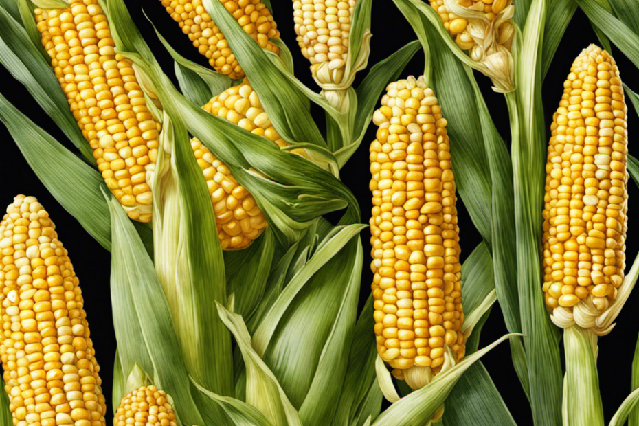 An image capturing the golden, steaming corn on the cob, smothered in a generous coat of melted butter