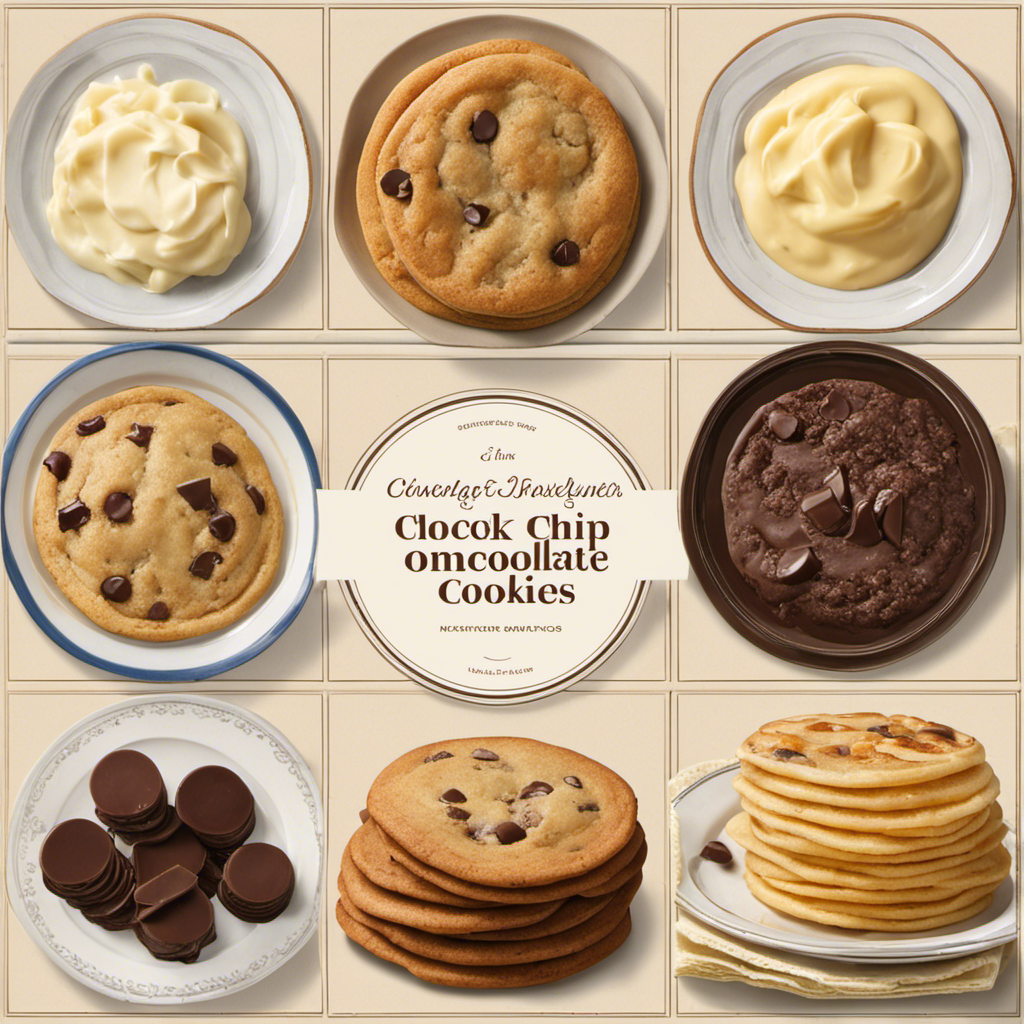 An image showcasing a variety of common recipes, such as chocolate chip cookies, pancakes, and mashed potatoes, with each dish accompanied by a stick of butter, clearly displaying the corresponding ounce measurements