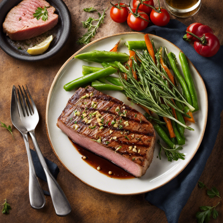 Sizzle Cook Tuna Steak in Pan With Butter Eat More Butter