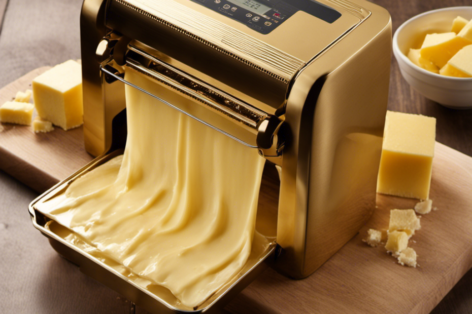 An image showcasing the step-by-step process of dehydrating butter