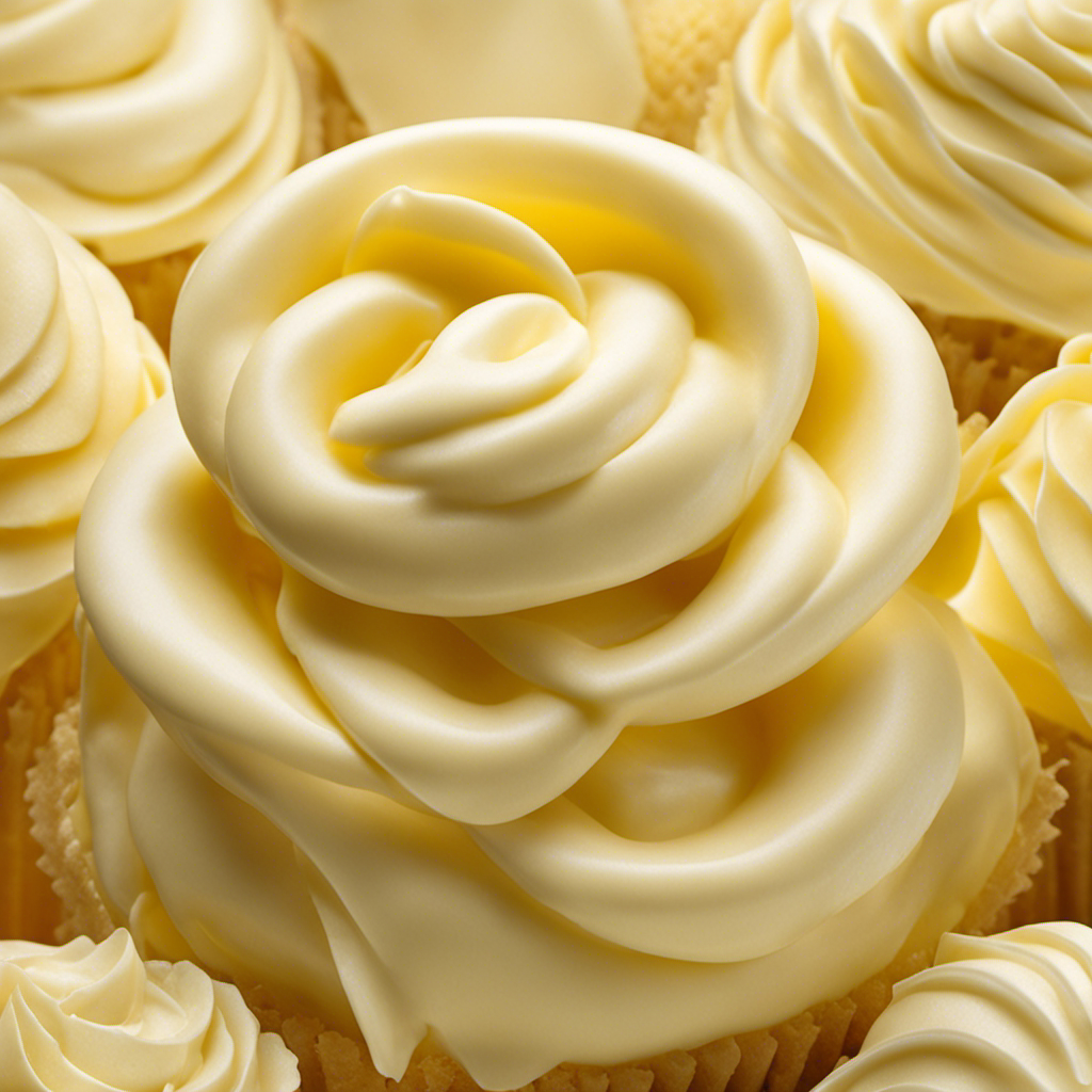 An image that showcases a close-up of a silky smooth, lump-free cream butter and sugar mixture
