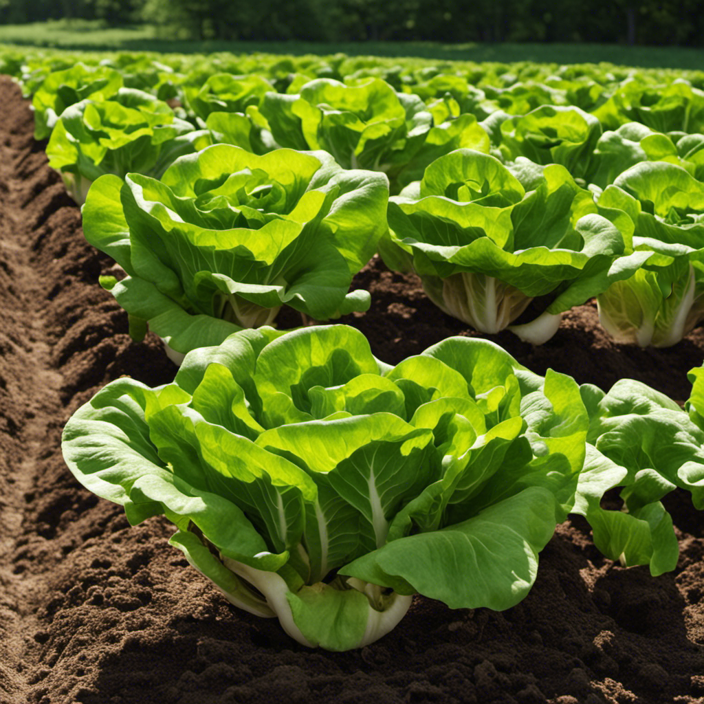 An image showcasing the step-by-step process of growing butter lettuce: from planting seeds in rich soil, providing ample sunlight, watering gently, nurturing tender leaves, to harvesting crisp, vibrant heads