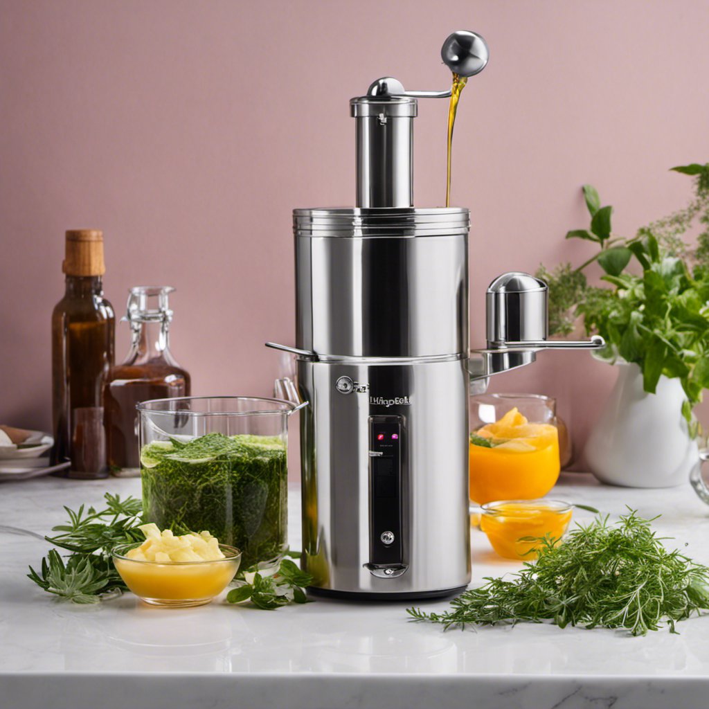 An image capturing the enchantment of making alcohol tinctures with the Magical Butter Machine Herbal Infuser MB2E