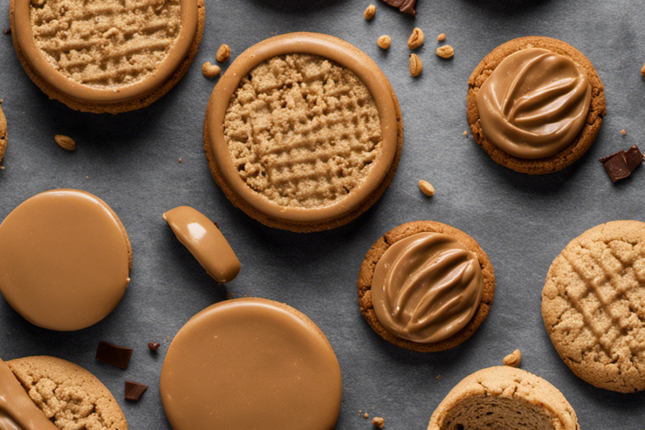 An image showcasing the step-by-step process of turning crispy Biscoff cookies into velvety smooth cookie butter