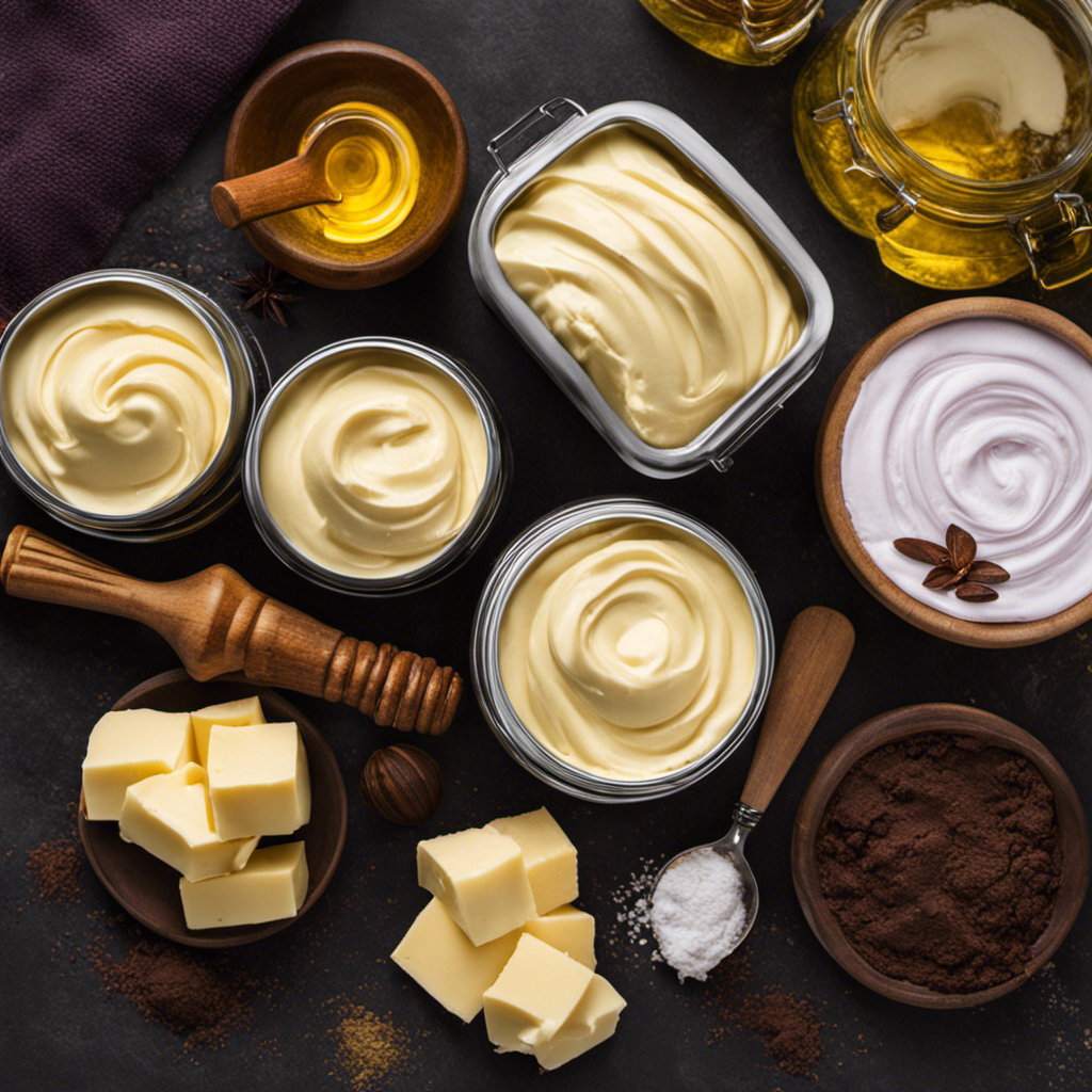 An image showcasing the step-by-step process of making luxurious body butter without using shea butter