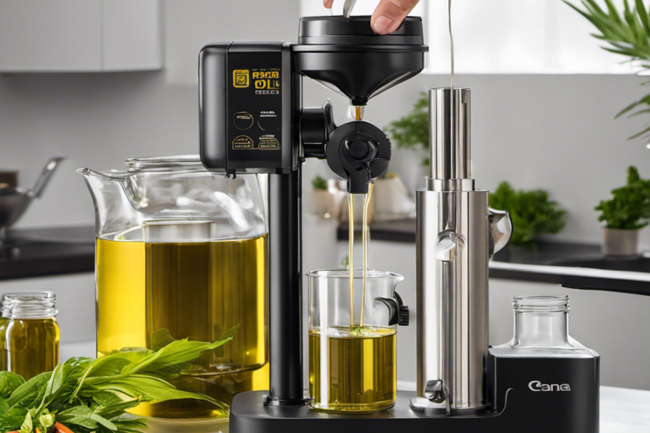 An image showcasing the step-by-step process of making canna oil using the Magical Butter Maker Machine