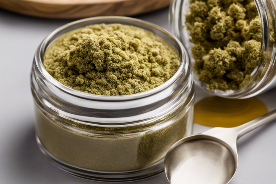 An image showcasing a step-by-step guide to making kief butter