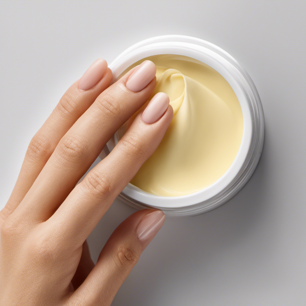 An image showcasing a pair of well-manicured hands with smooth, supple cuticles after using the Butter Cuticle Exfoliator