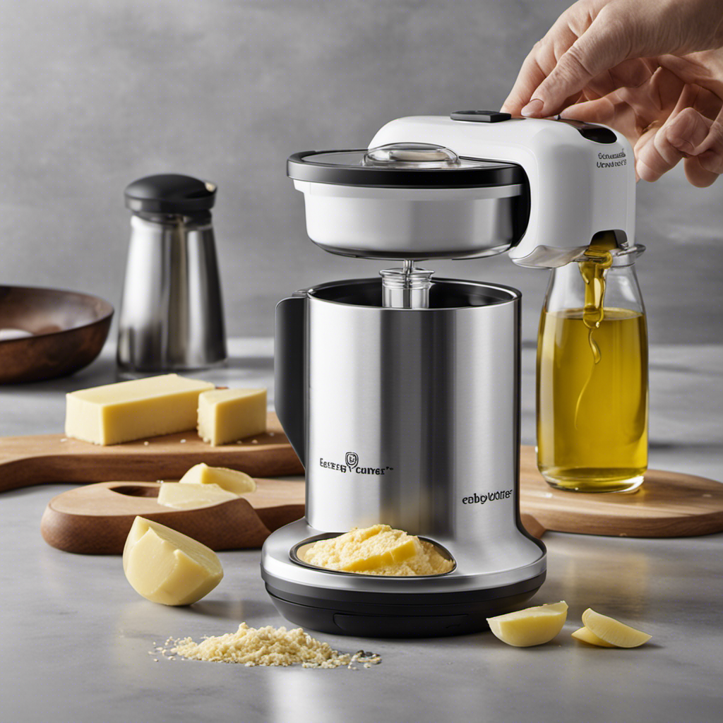 An image showcasing the step-by-step process of using the Easy Butter Maker to transform fresh ingredients into aromatic oil