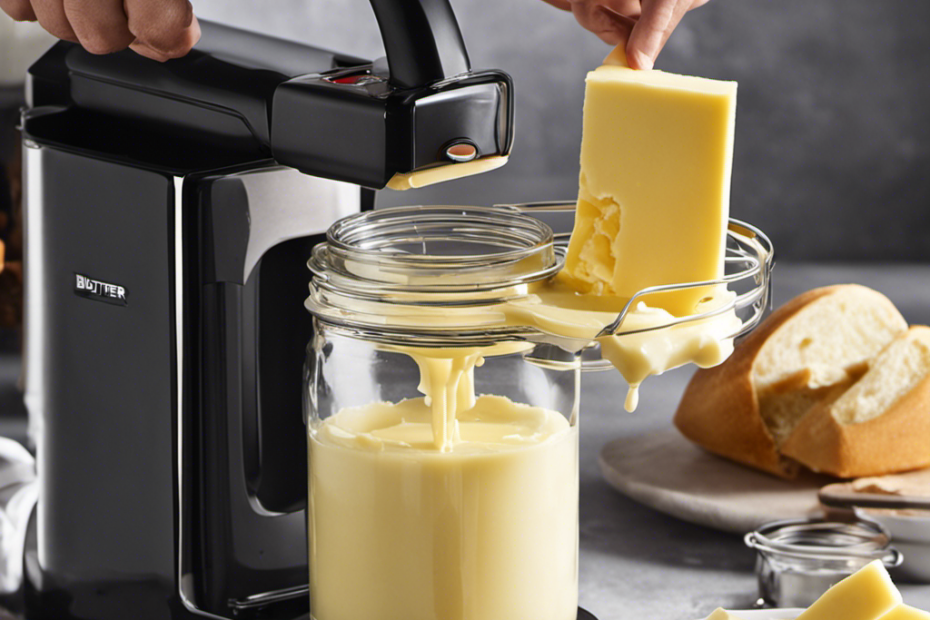 An image showcasing a step-by-step guide on using the Easy Butter Maker