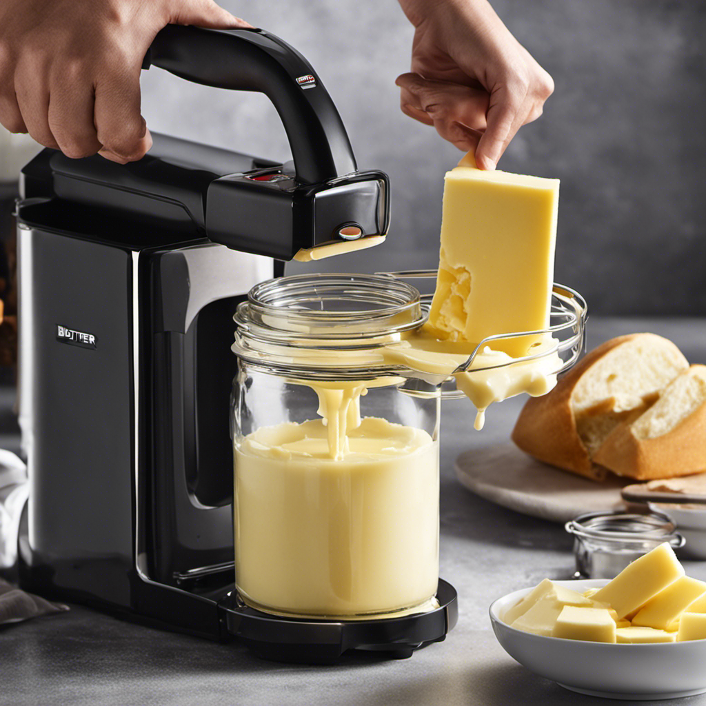 An image showcasing a step-by-step guide on using the Easy Butter Maker