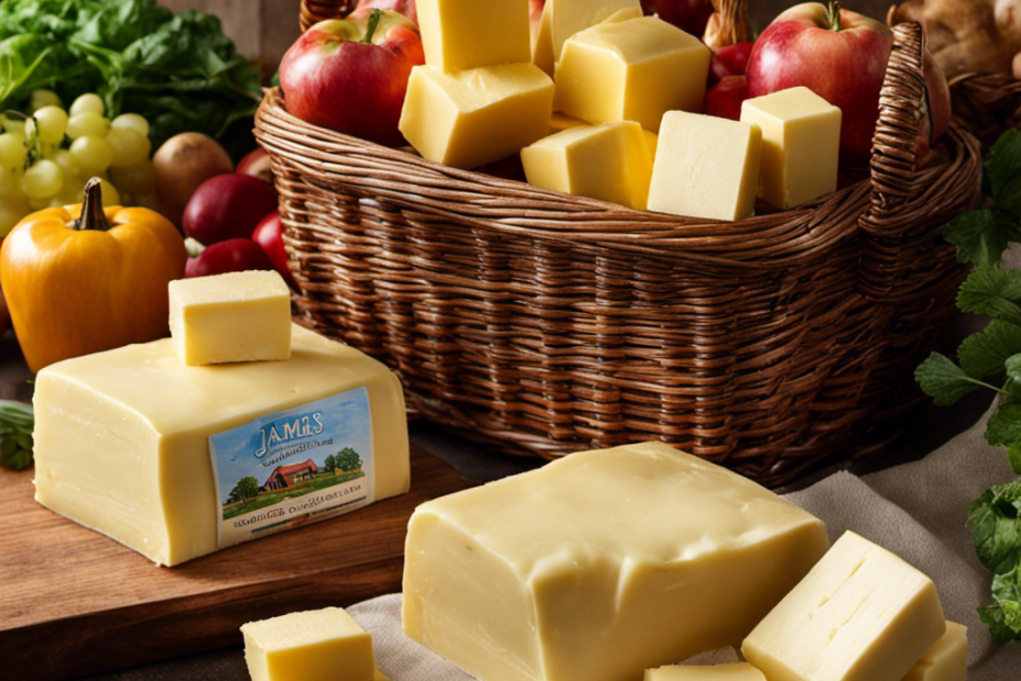 An image showcasing the irresistible allure of James Farm Butter