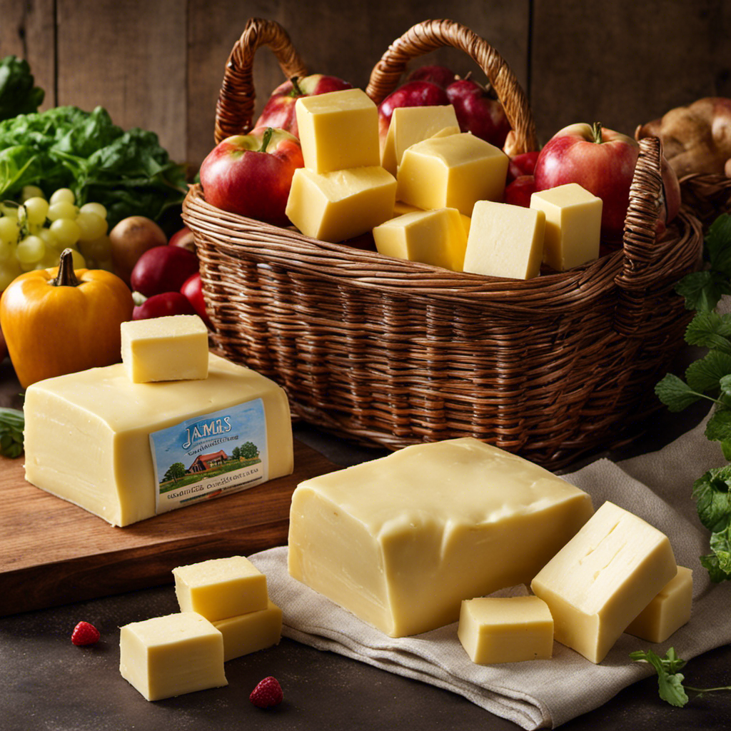 An image showcasing the irresistible allure of James Farm Butter