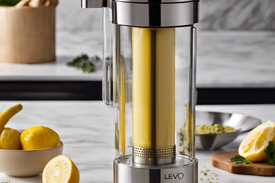 An image showcasing the elegant Levo II Infuser Butter in action
