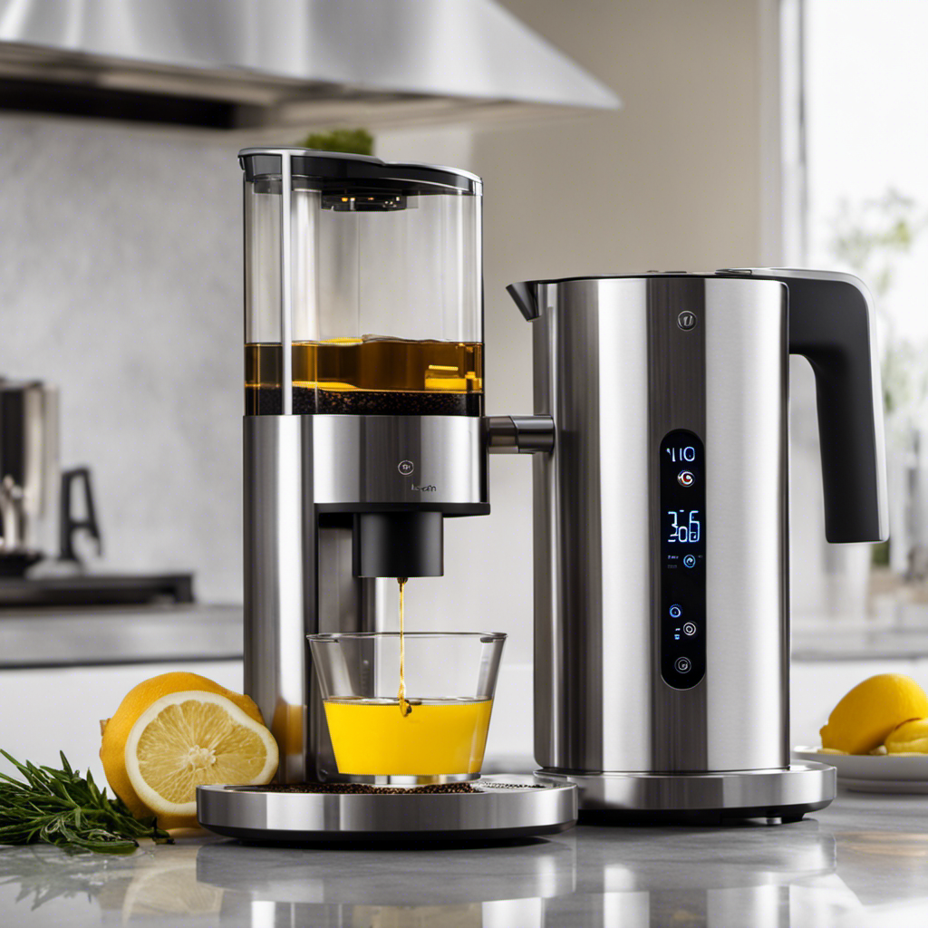 An image showcasing the sleek and modern design of the Levo II Oil & Butter Infuser