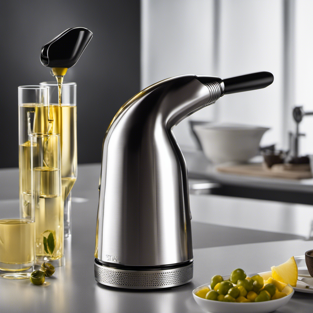An image showcasing the Stx Infuzium 420, a sleek and compact butter-oil-tincture infuser