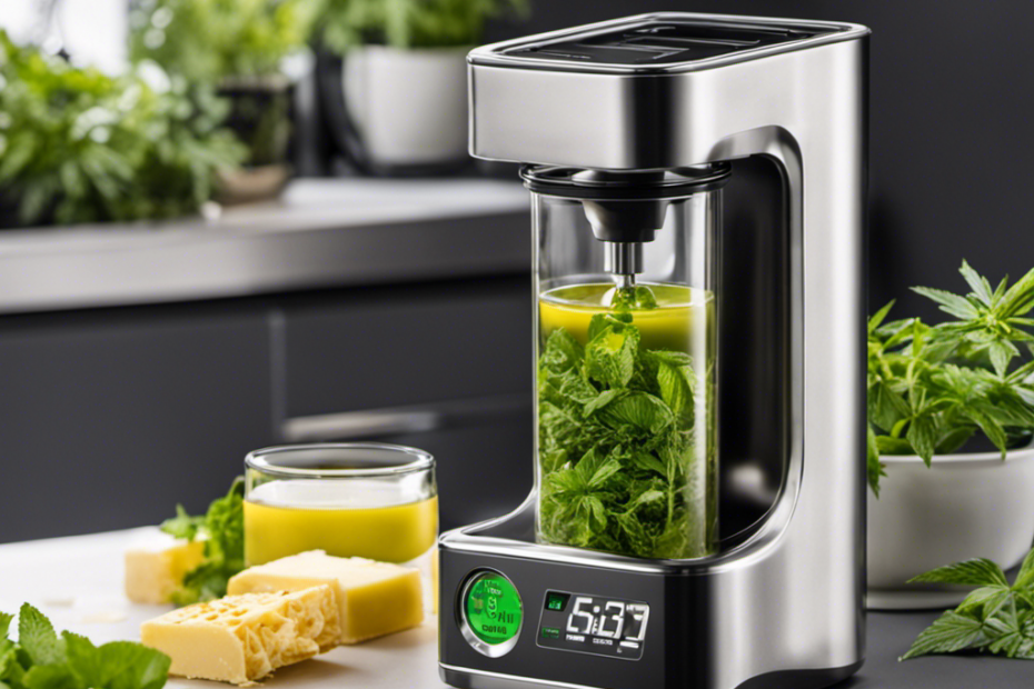 An image showcasing the Stx Infuzium 420 Herbal Botanical Butter Infuser Extractor for CBD