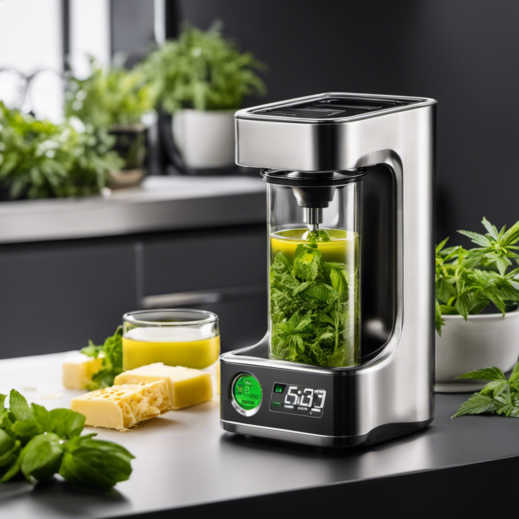 An image showcasing the Stx Infuzium 420 Herbal Botanical Butter Infuser Extractor for CBD
