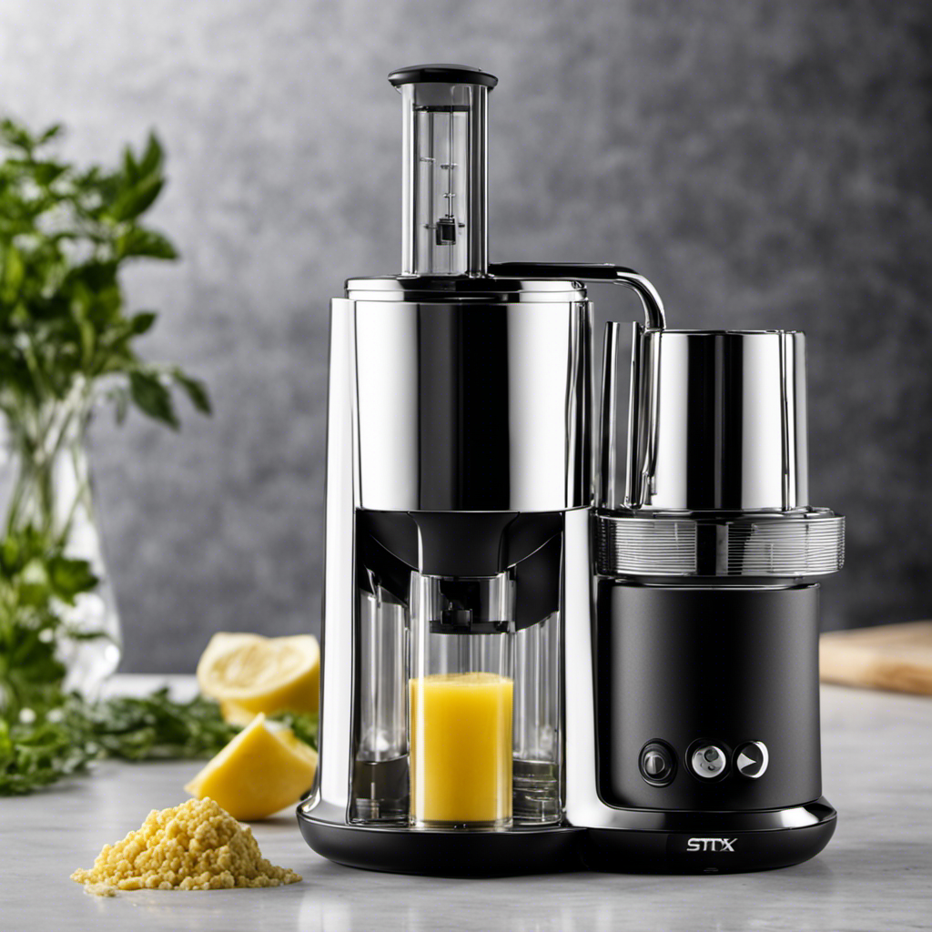 An image showcasing the sleek and compact design of the Stx Infuzium 420 Herbal Botanical Butter Infuser Extractor