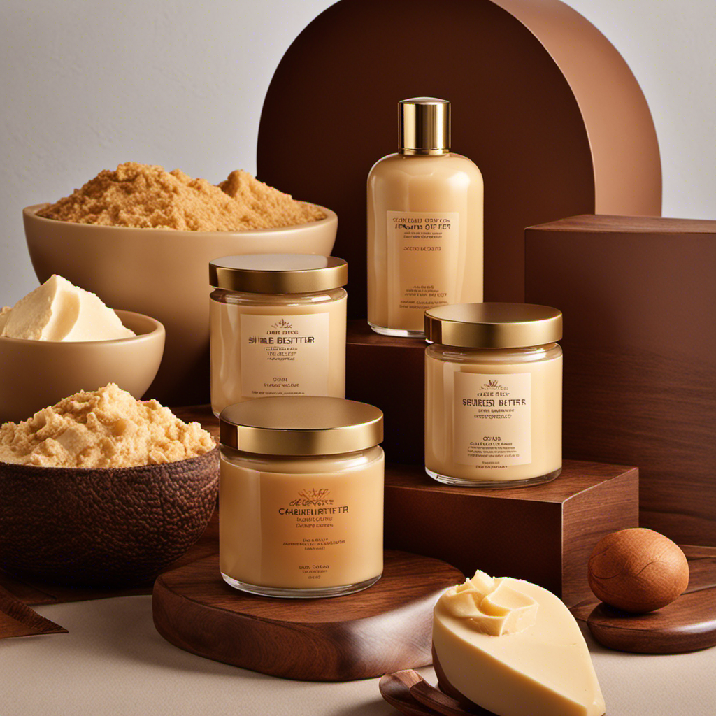 An image showcasing the creamy richness of shea butter