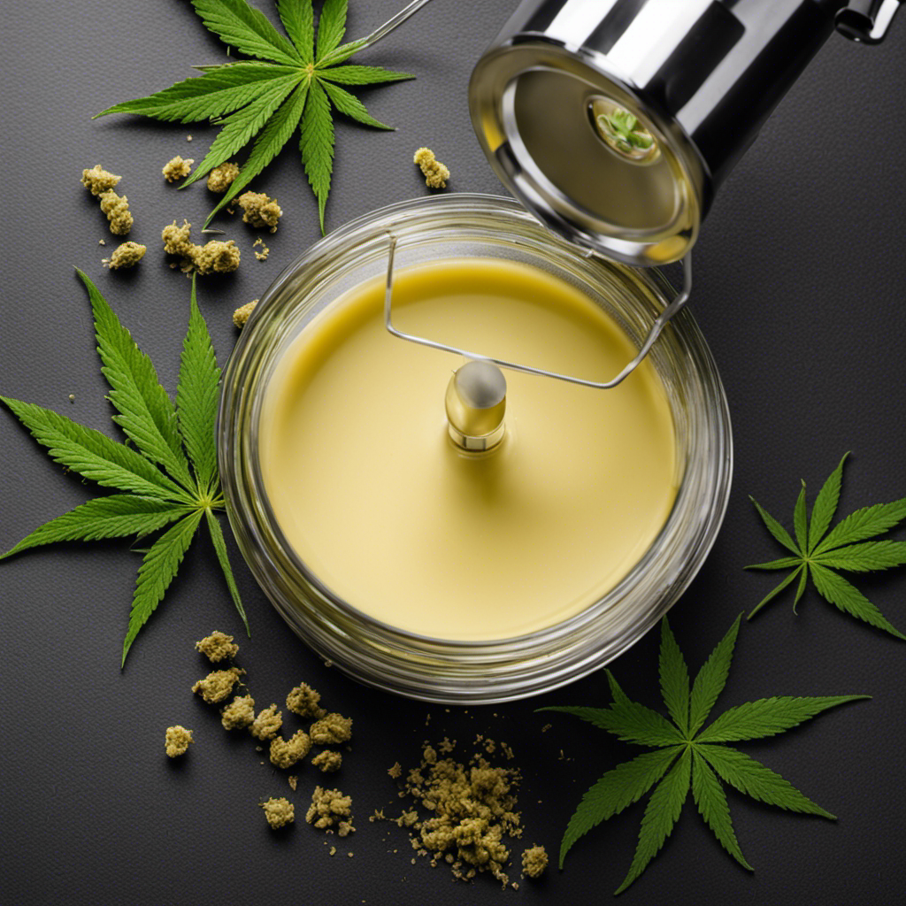 An image showcasing step-by-step instructions for extracting marijuana oil using an Easy Butter Maker