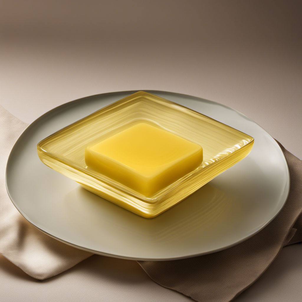 An image showcasing a translucent yellow square with smooth, rippled edges