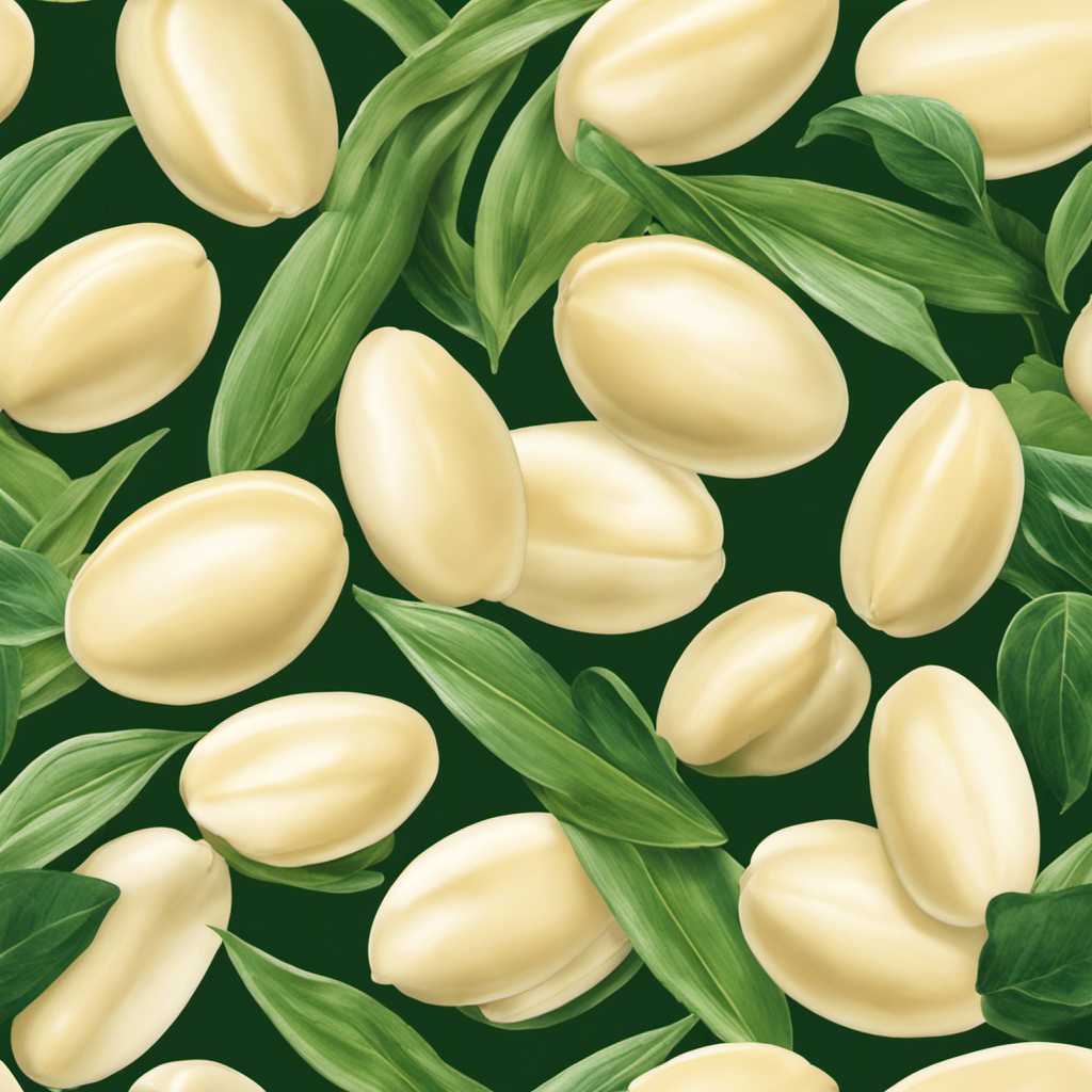 An image showcasing a vibrant bowl of butter beans: their creamy ivory color, plump oval shape, and smooth, velvety texture