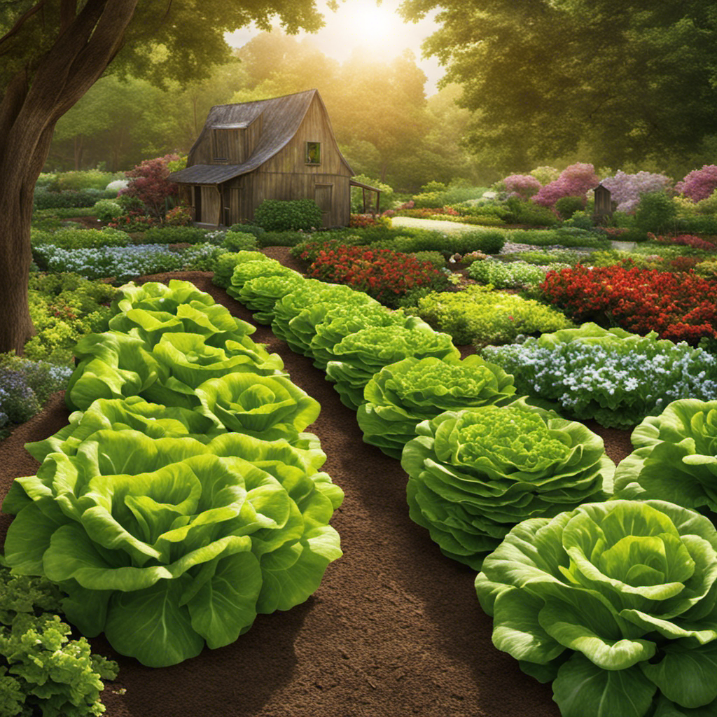 An image showcasing the ideal environment for butter lettuce