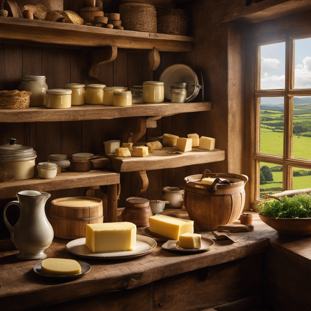 An image showcasing the rich history of Irish butter-making