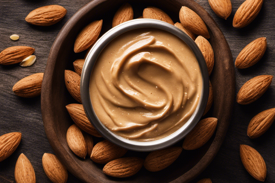 An image capturing the essence of the best almond butter