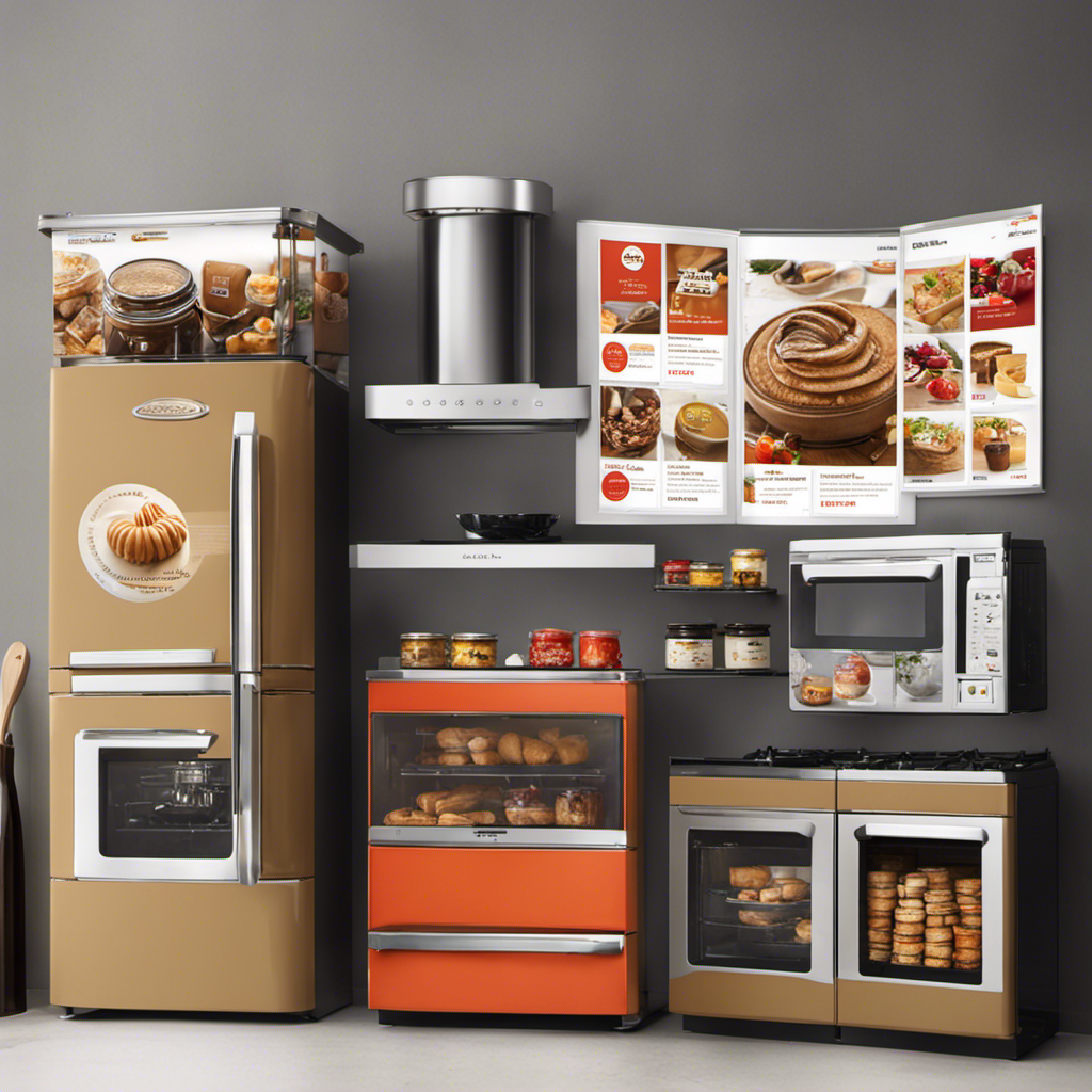 An image showcasing a vibrant online kitchen appliance retailer's website