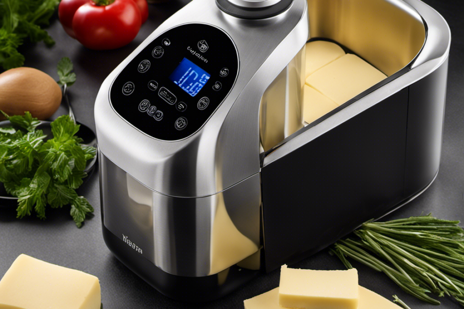 An image contrasting a sleek, modern Magic Butter Maker with its cutting-edge technology, precision buttons, and built-in scale, alongside a Super Herb Infuser showcasing its elegant design, intuitive touch screen, and customizable settings