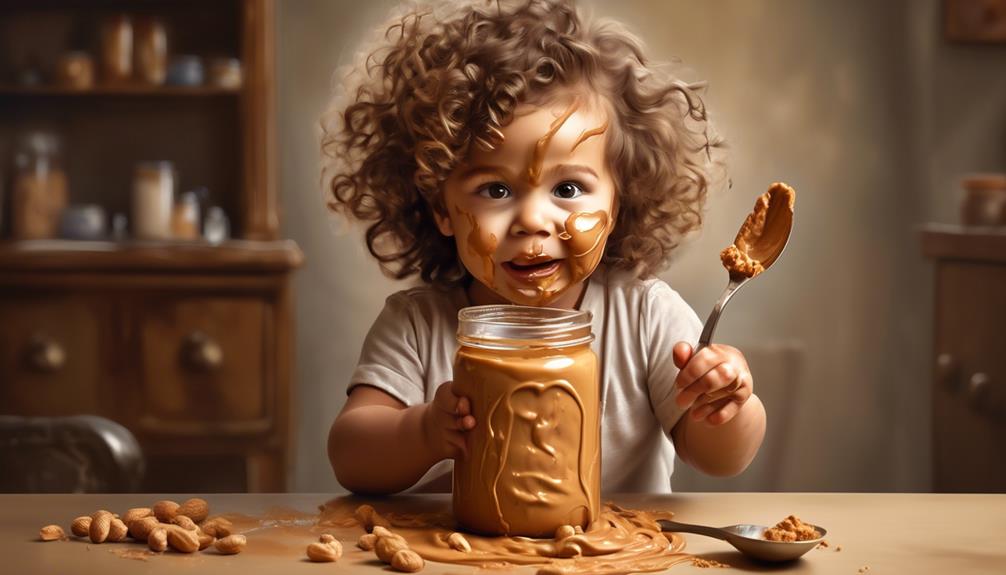 age of peanut butter baby