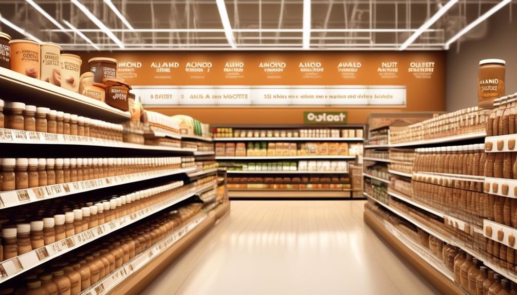 almond butter aisle location