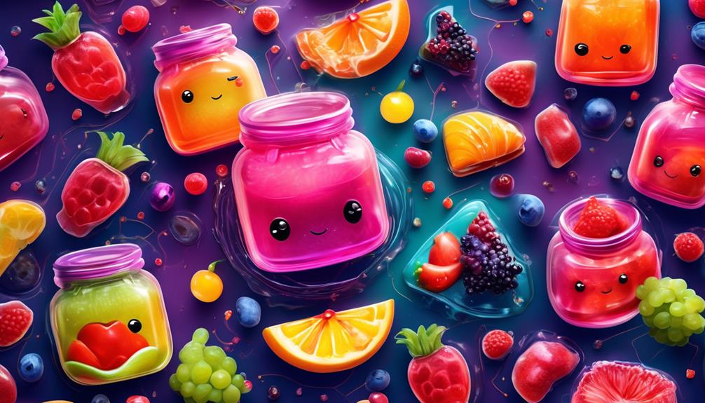artistic and fun jelly captions
