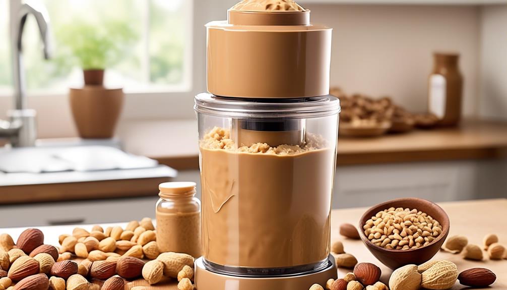 choosing homemade peanut butter