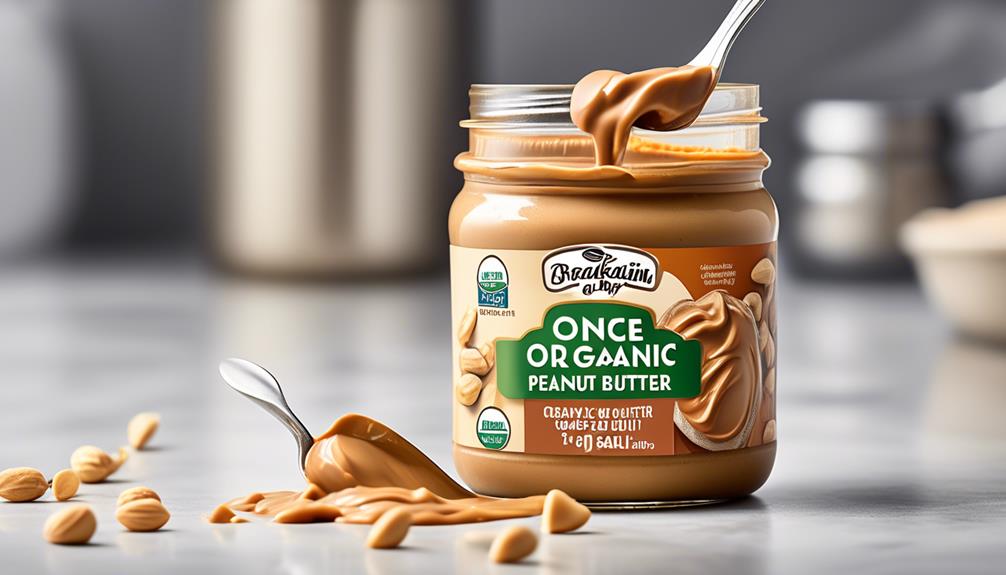 creamy organic peanut butter