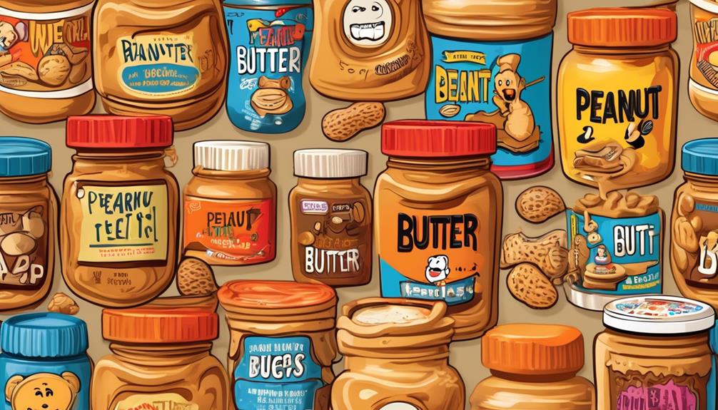 creative names for peanut butter brands
