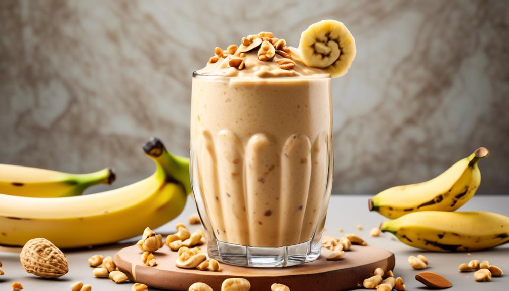 delicious peanut butter smoothie