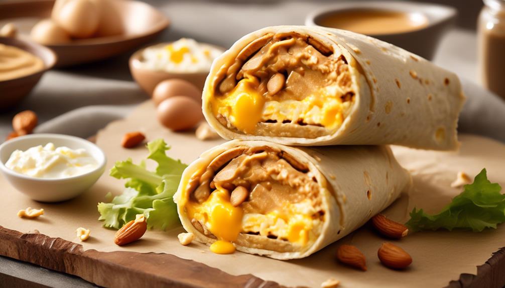 delicious protein packed breakfast wrap