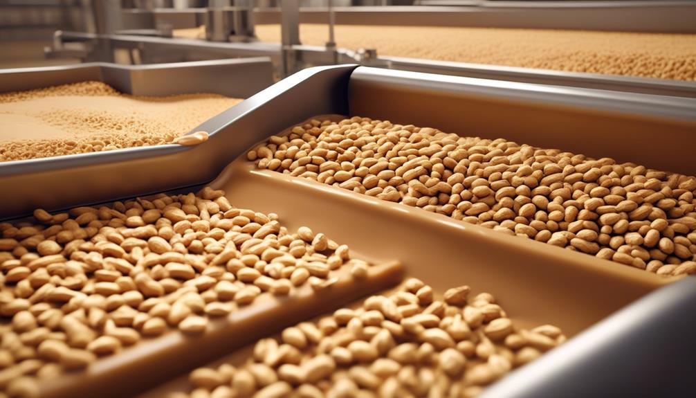detailed peanut butter manufacturing process