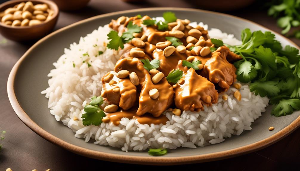 growing love for peanut butter chicken
