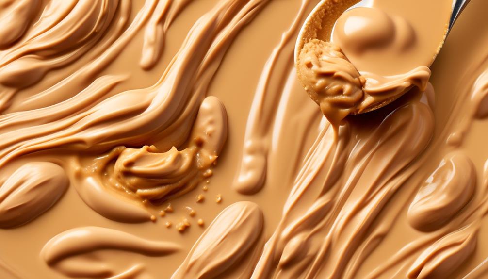 high protein content in peanut butter