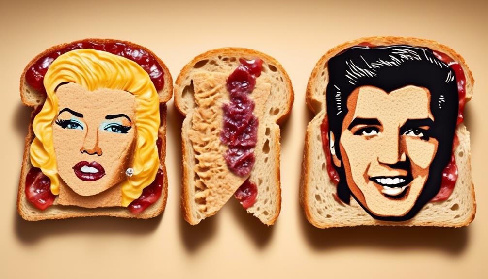 iconic peanut butter sandwiches