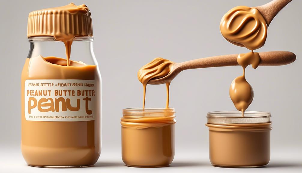 liquid management in peanut butter